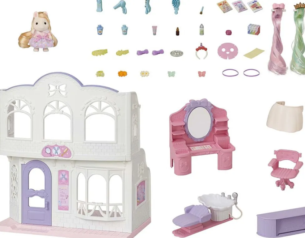 Calico Critters Pony's Stylish Hair Salon