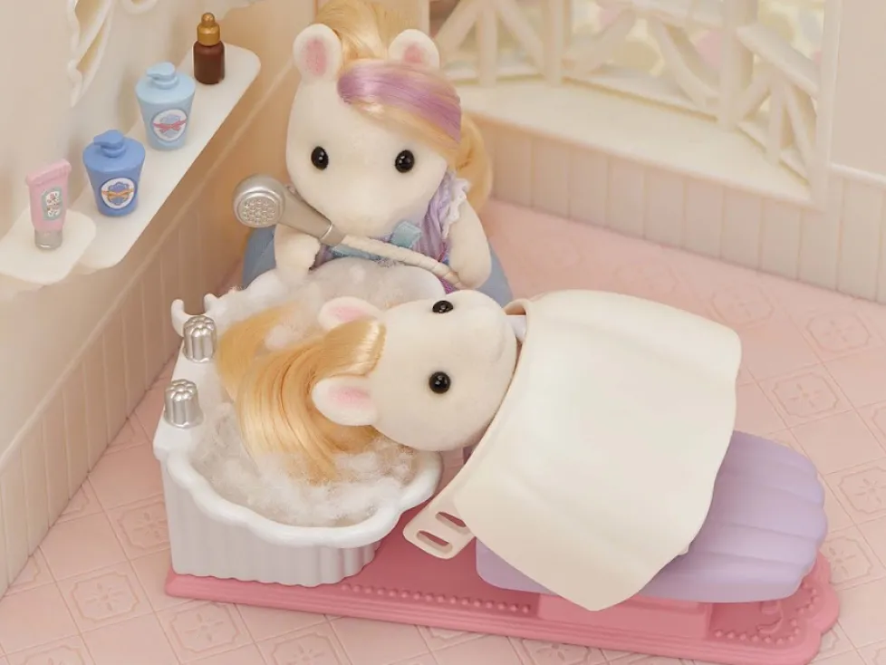 Calico Critters Pony's Stylish Hair Salon