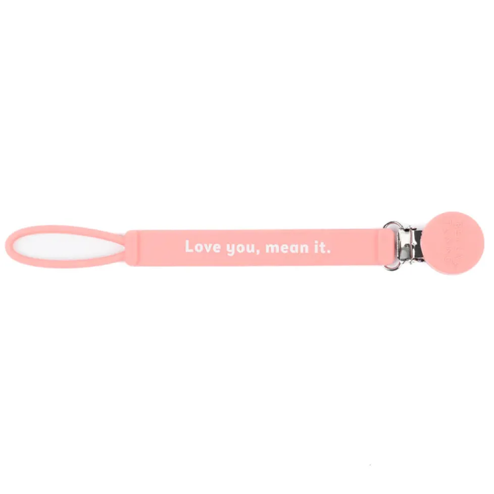 Bella Tunno Pacifier Clip: Love You Mean It