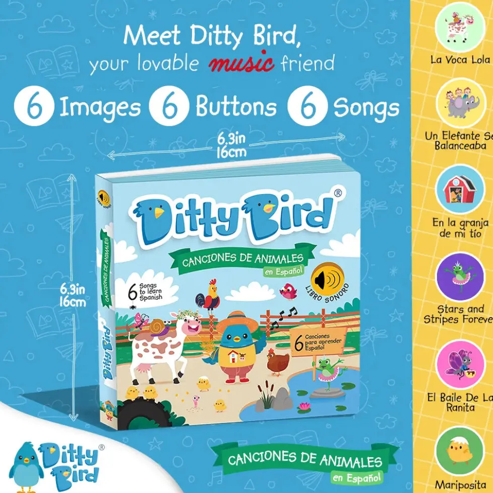 Ditty Bird® Canciones De Animales (Spanish)