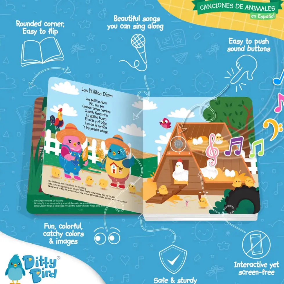 Ditty Bird® Canciones De Animales (Spanish)