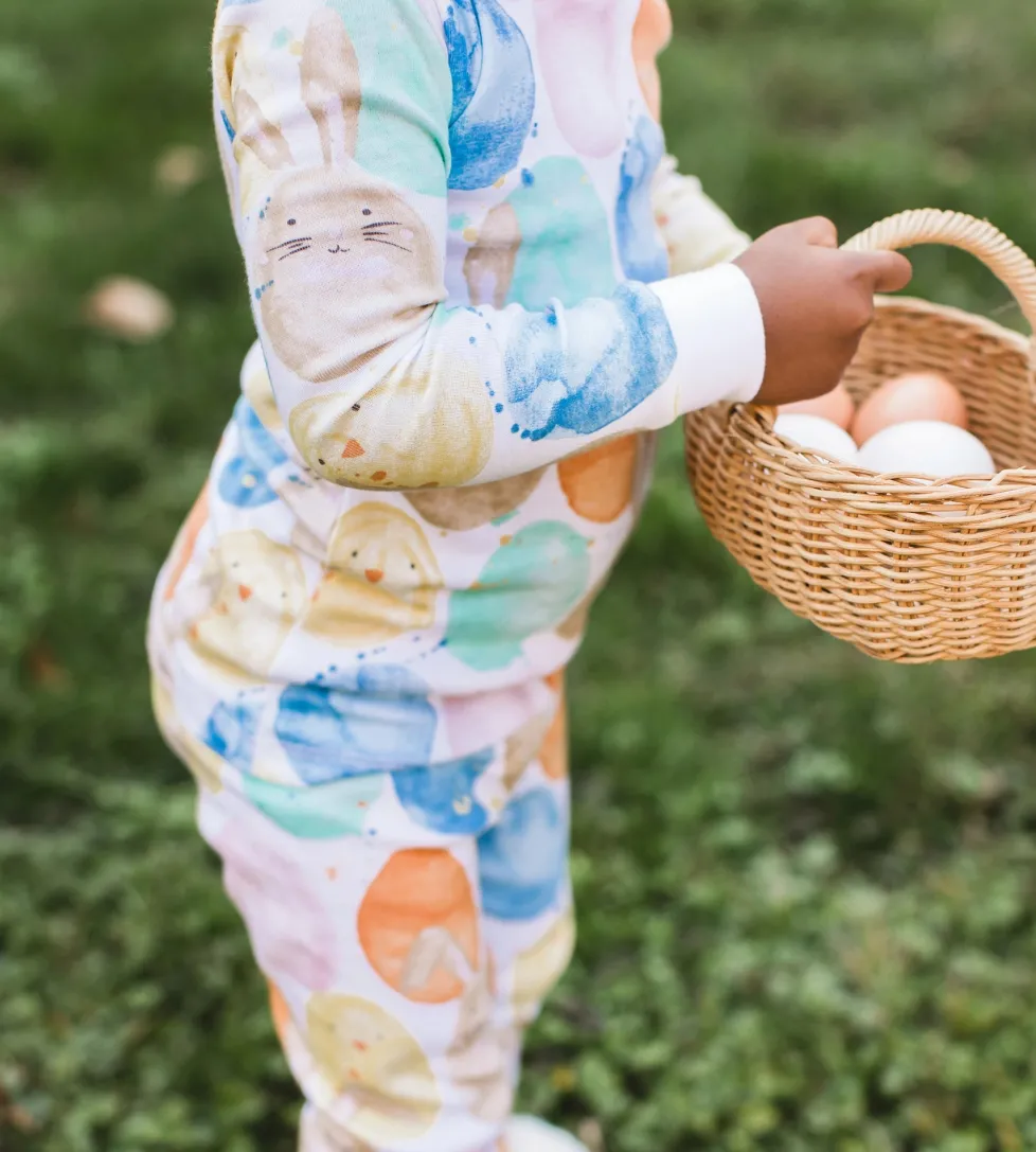 Burt's Bees Organic Two-Piece Pajamas Easter Friends