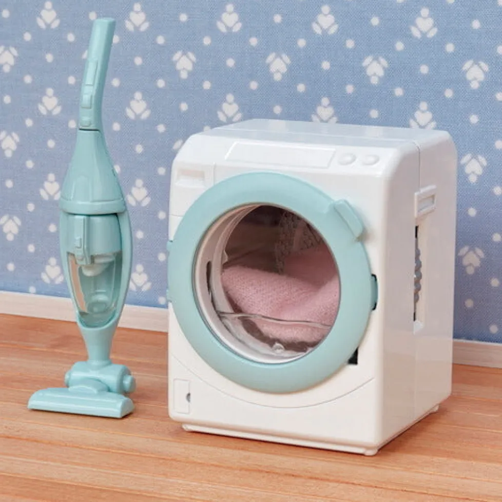 Calico Critters Laundry and Vacuum Cleaner