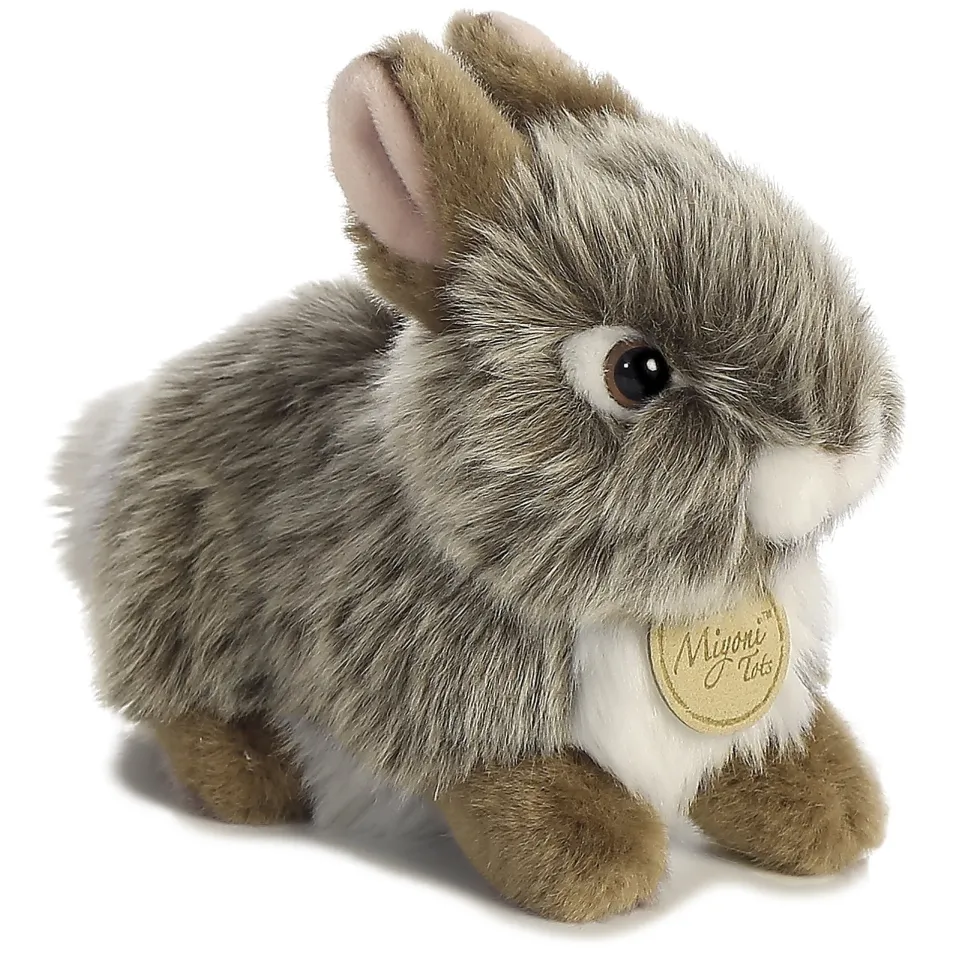 Miyoni Tots by Aurora Baby Bunny Grey 7"