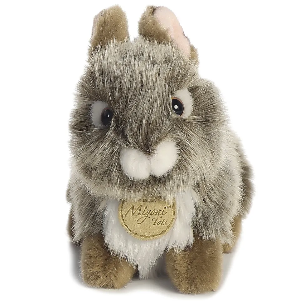 Miyoni Tots by Aurora Baby Bunny Grey 7"