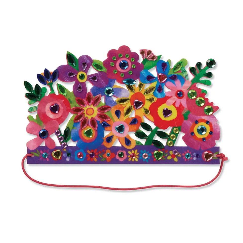 Crocodile Creek Jewel Art: Crowns & Unicorn Flowers