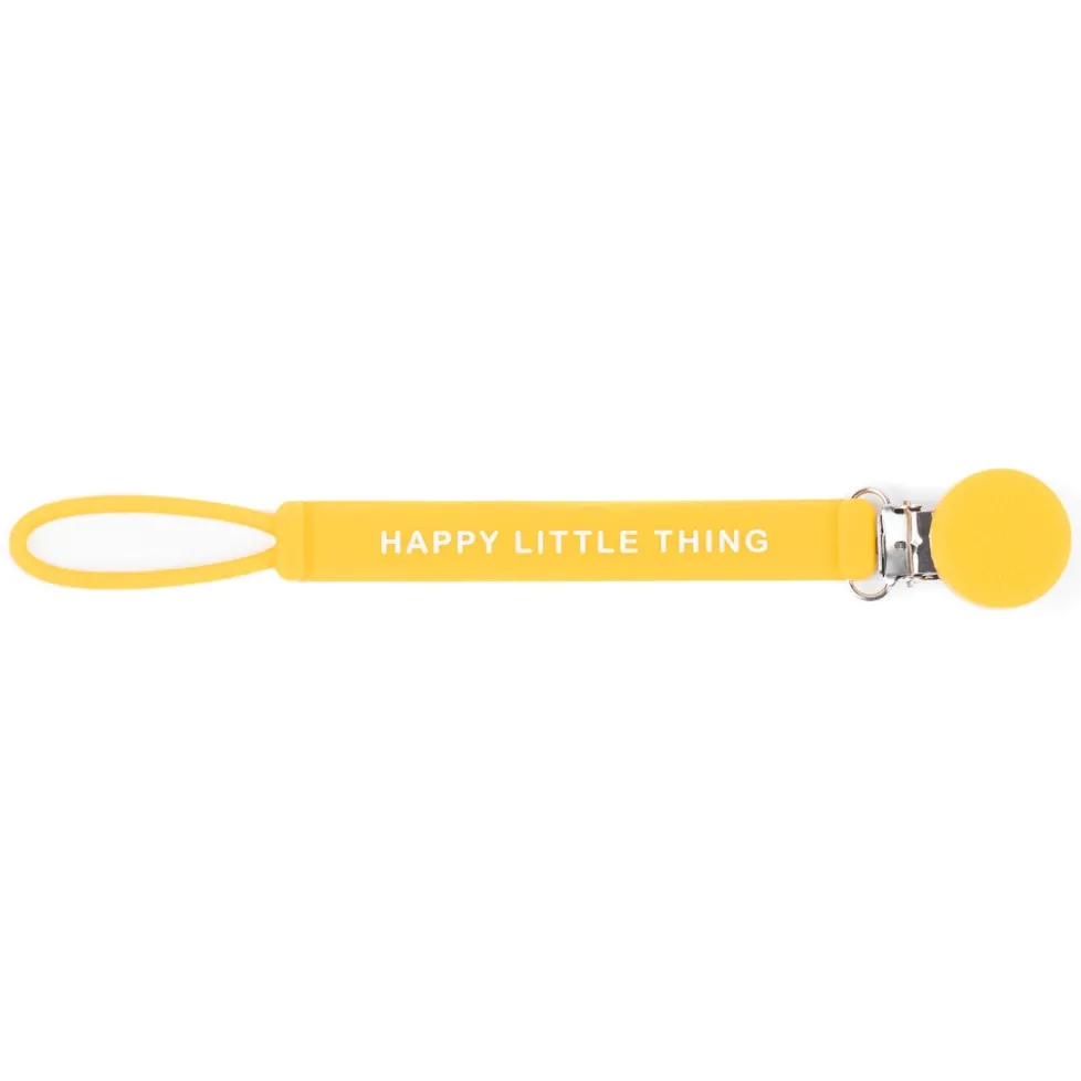 Bella Tunno Pacifier Clip: Happy Little Thing