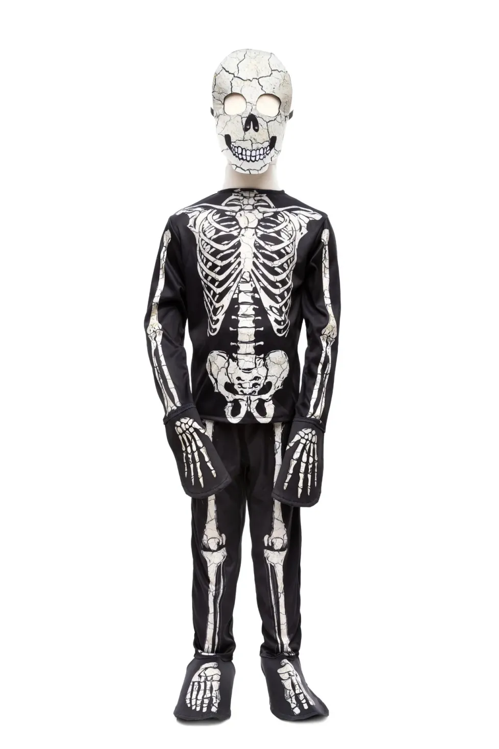 Great Pretenders Glow in the Dark Skeleton Shirt, Pants & Mask
