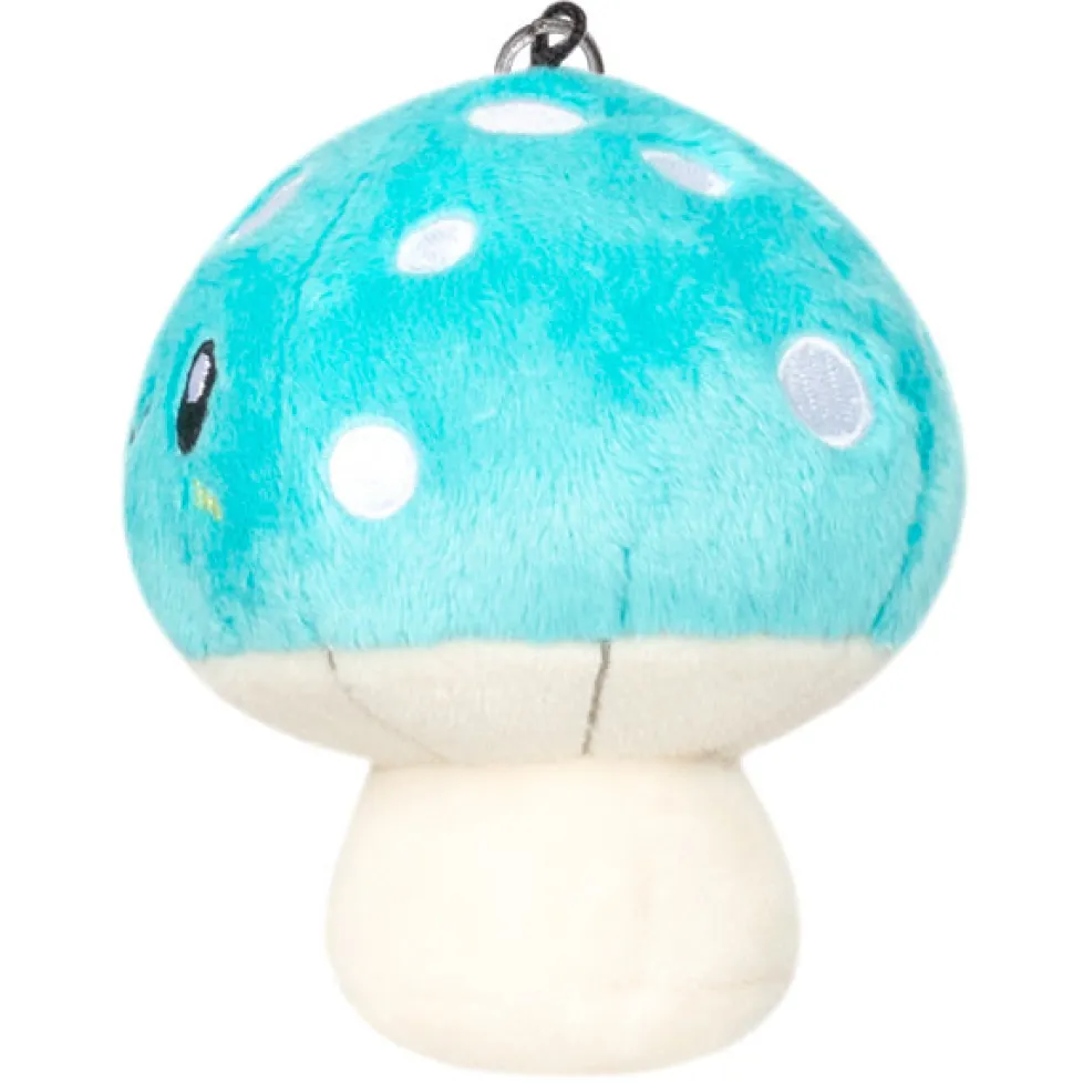 Squishable® Micro Keychain: Turquoise Mushroom 3" - Discontinued